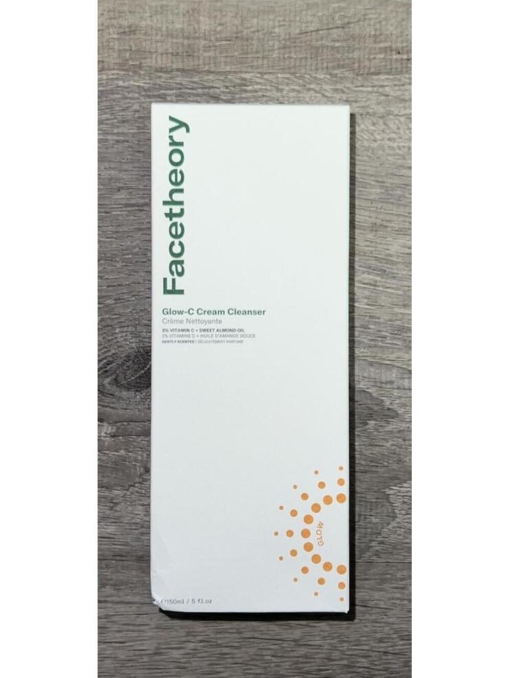 Facetheory Glow-C Cream Cleanser – Brightening Face Wash with AHAs (150ml)